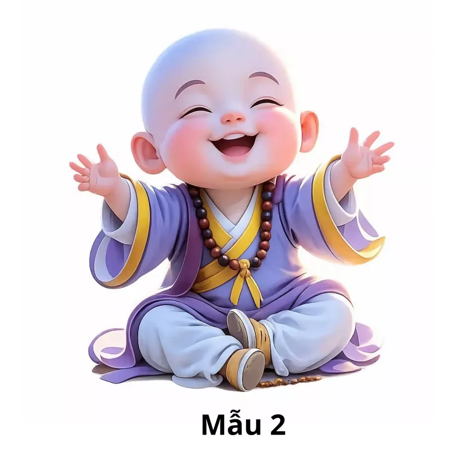 Ảnh sản phẩm Decal 7 Màu Hình Chú Tiểu