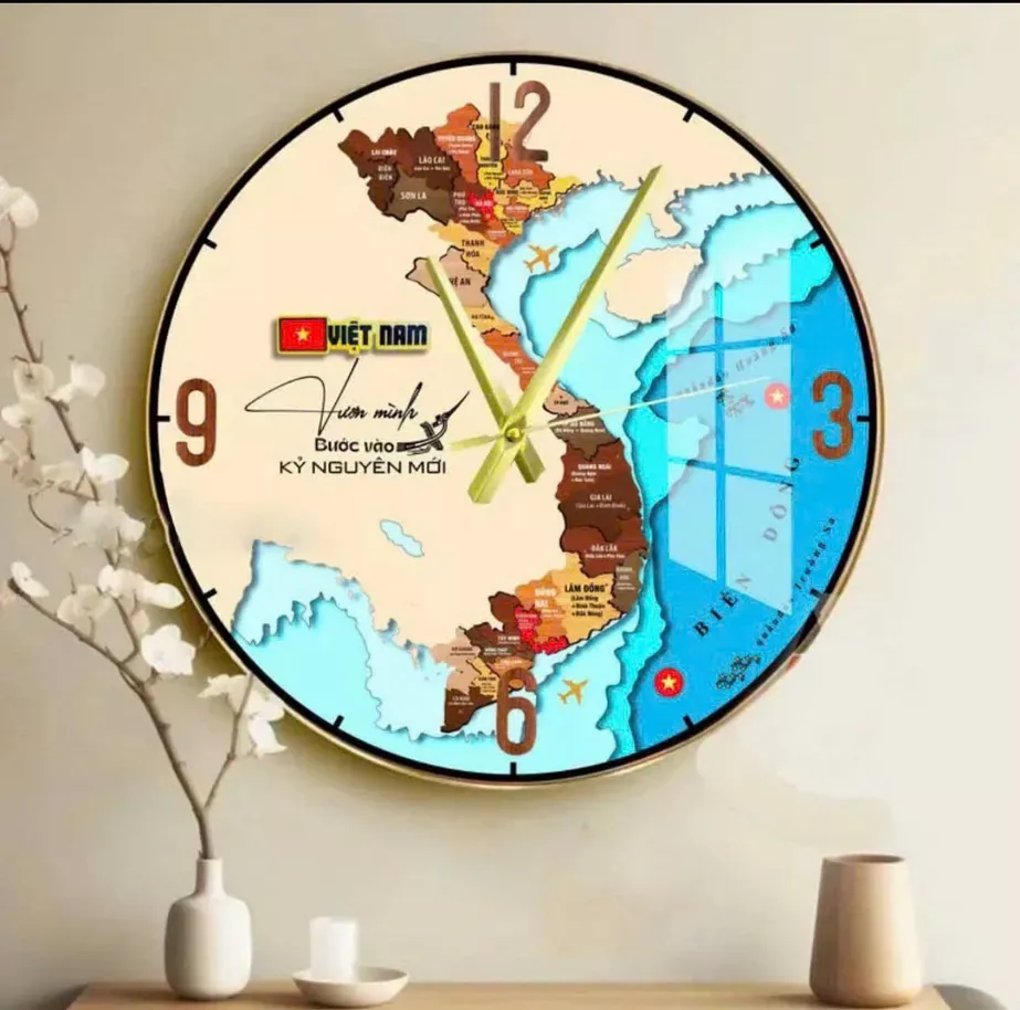 Ảnh sản phẩm Đồng Hồ Quốc Kỳ Việt Nam Trend Cực Mạnh Mùa Lễ Dân Tộc